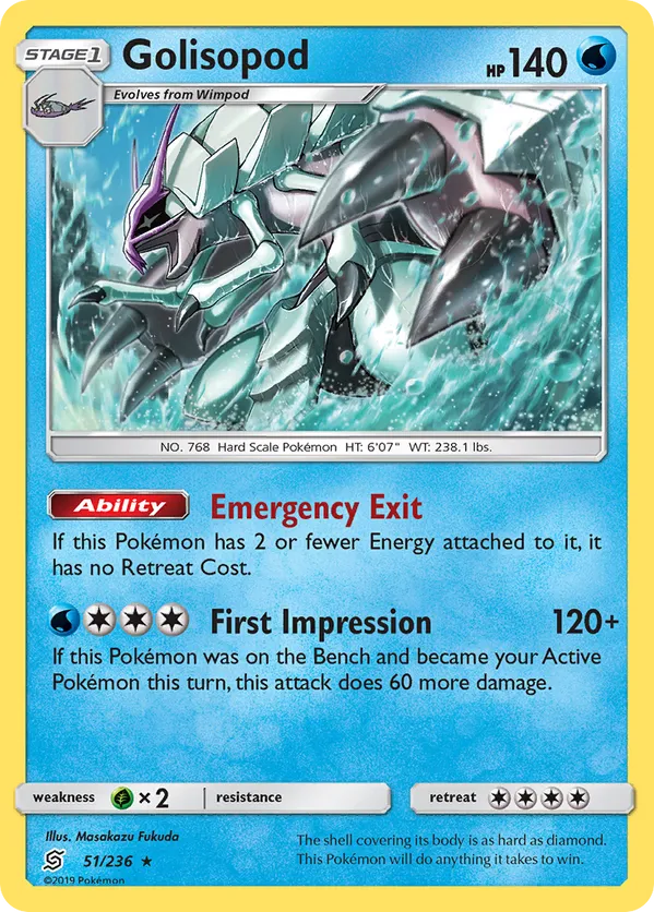 Golisopod - 51/236 (Cosmos Holo)
