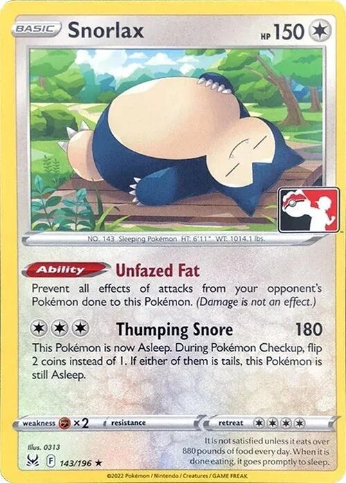Snorlax - 143/196