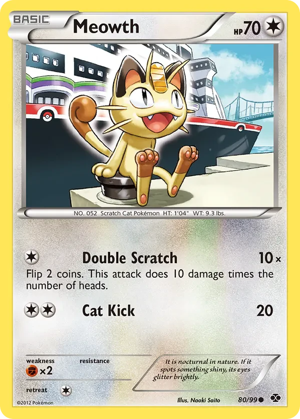 Meowth (Mirror Reverse Holo)