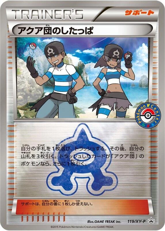 Team Aqua Grunt - 119/XY-P