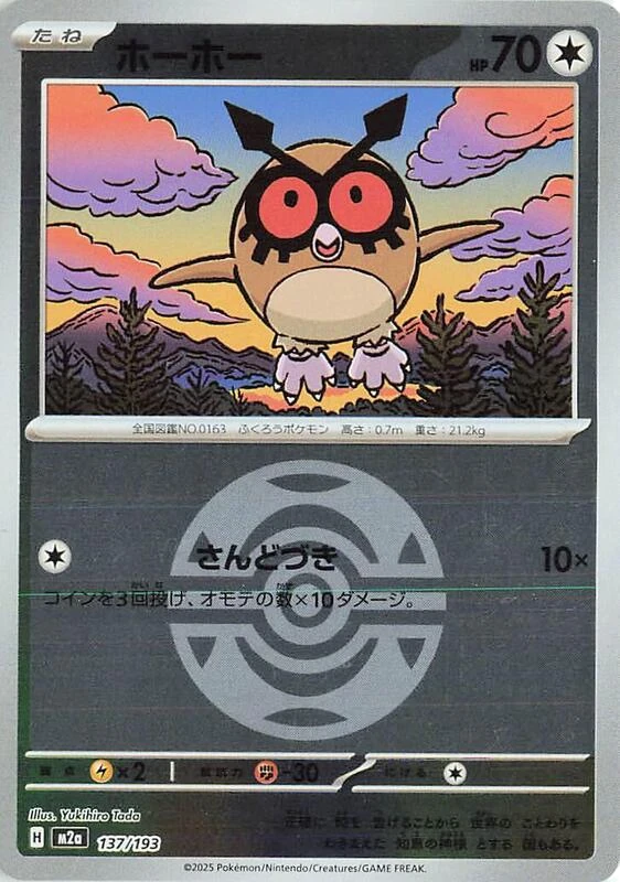 Hoothoot (Dusk Ball Pattern)