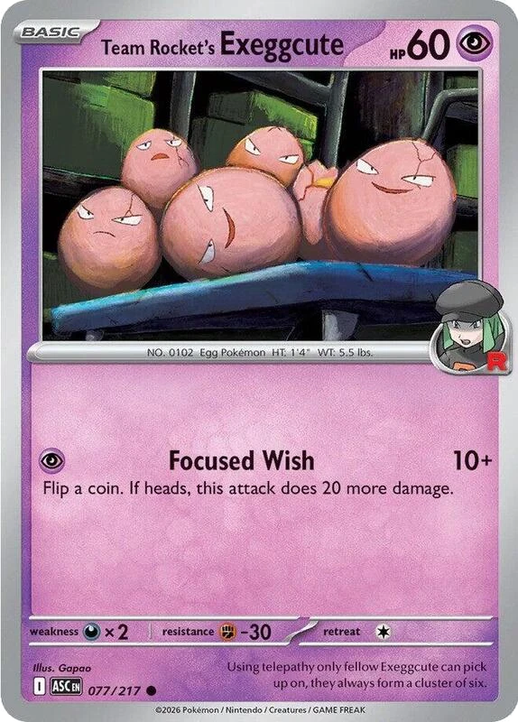Team Rocket's Exeggcute