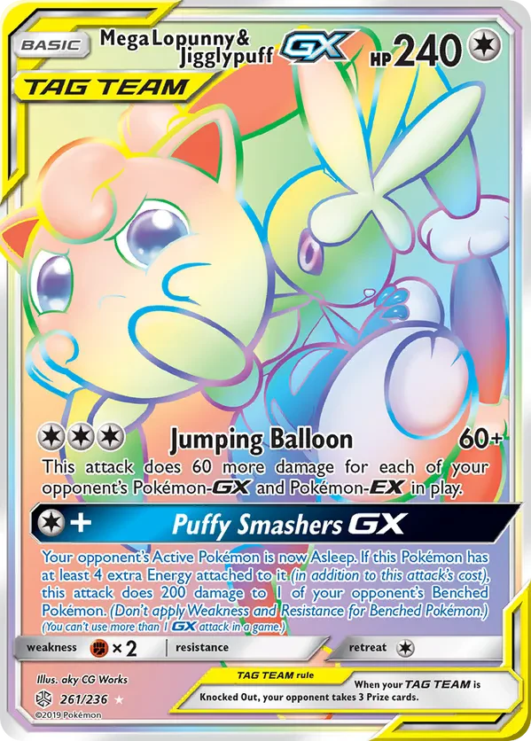 Mega Lopunny & Jigglypuff GX (Secret)