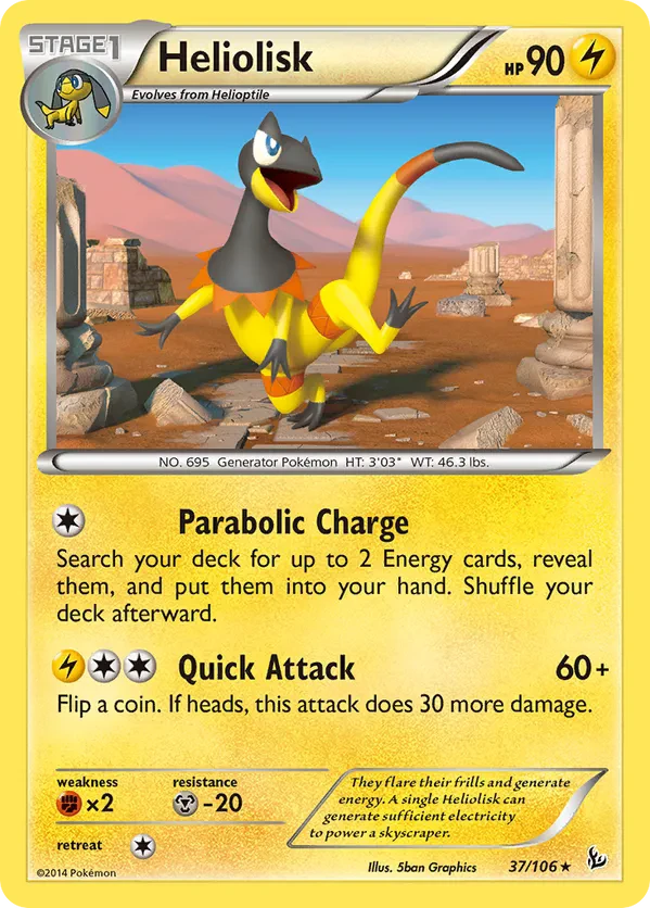 Heliolisk - 37/106 (XY Flashfire)