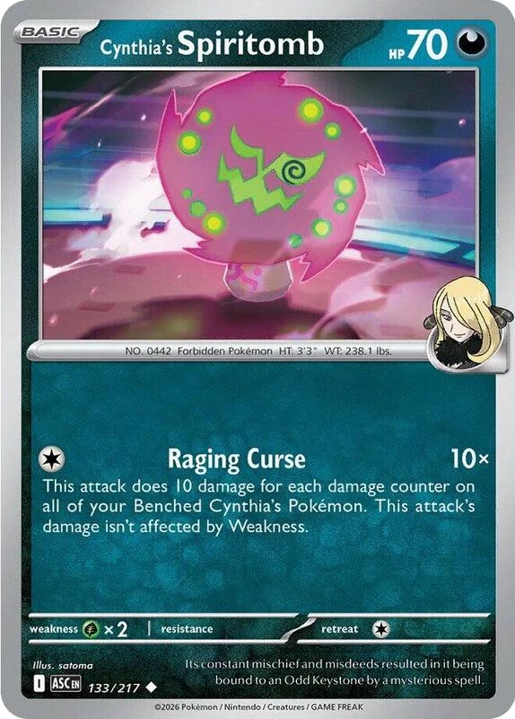 Cynthia's Spiritomb - 133/217