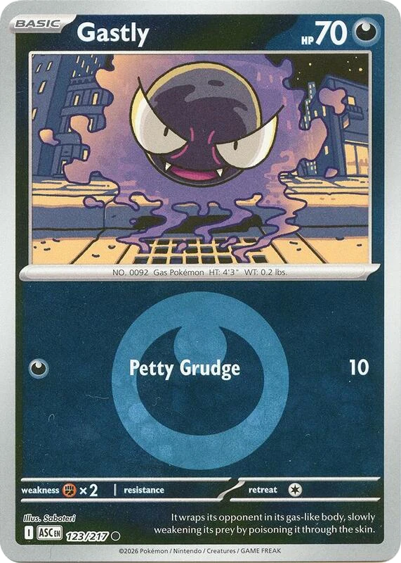 Gastly (Energy Symbol Pattern)