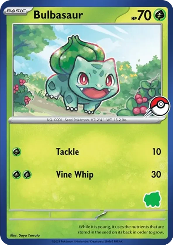 Bulbasaur (Blue Border)