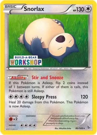 Snorlax - 80/106 (Build-a-Bear Workshop Exclusive)