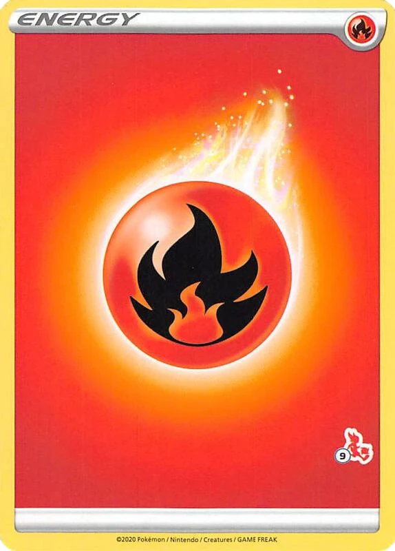 Fire Energy (#9 Cinderace Stamped)