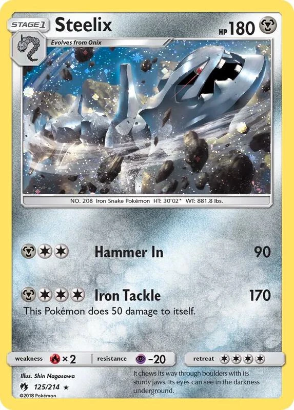 Steelix - 125/214 (Cosmos Holo)
