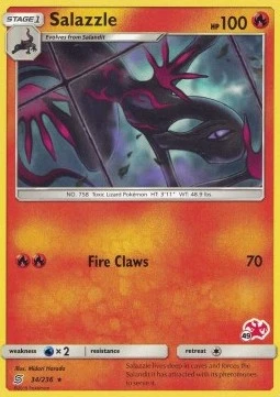 Salazzle (#49 Charizard Stamped)