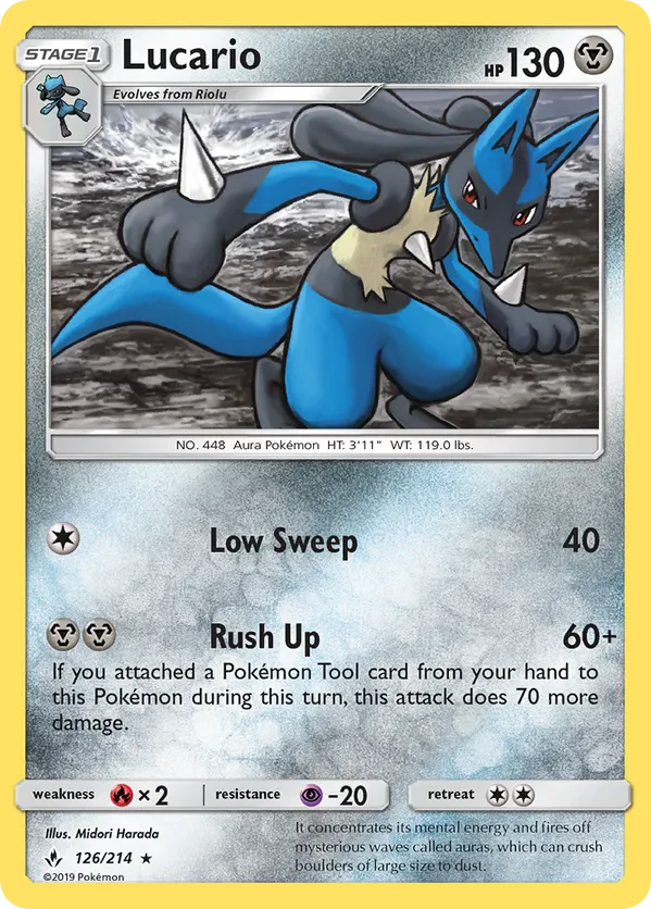 Lucario - 126/214 (SM Unbroken Bonds)