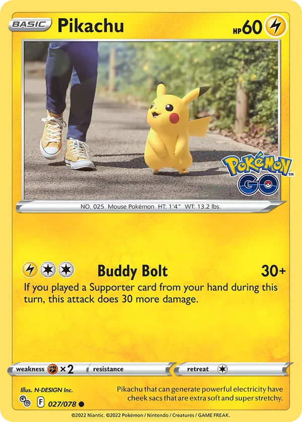 Pikachu - 027/078 (Cosmos Holo)