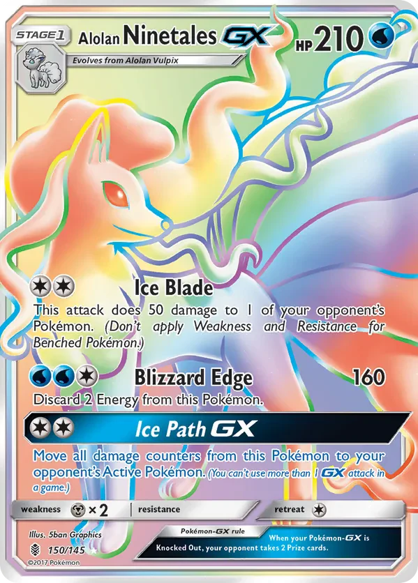 Alolan Ninetales GX (Secret)