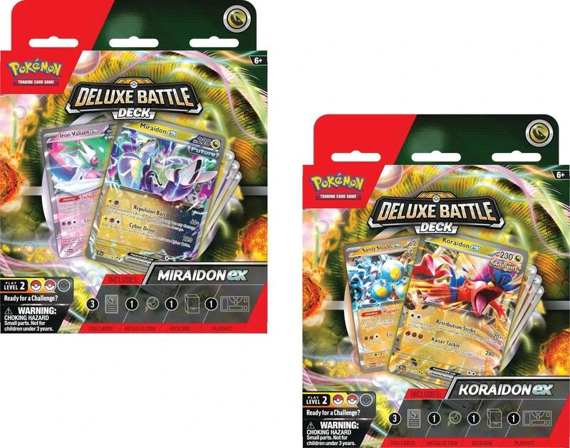 Deluxe Battle Deck: Miraidon ex/Koraidon ex  [Set of 2]