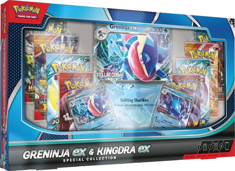 Greninja EX & Kingdra EX Special Collection Box