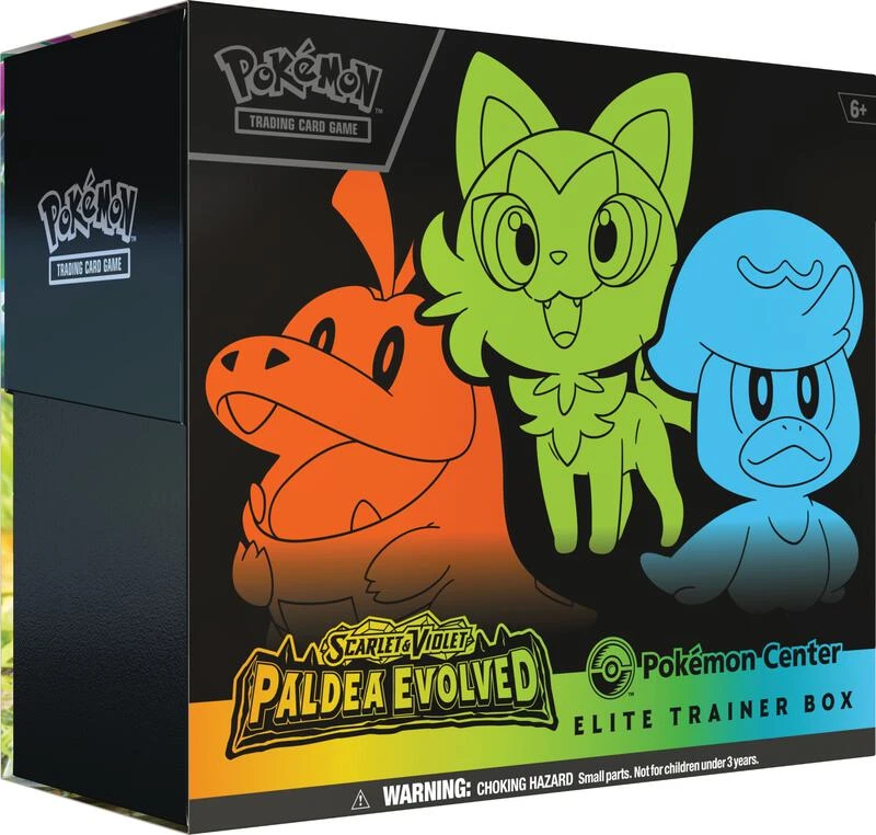 Paldea Evolved Pokemon Center Elite Trainer Box (Exclusive)