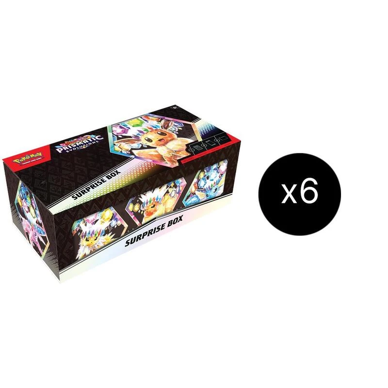 Prismatic Evolutions Surprise Box Case